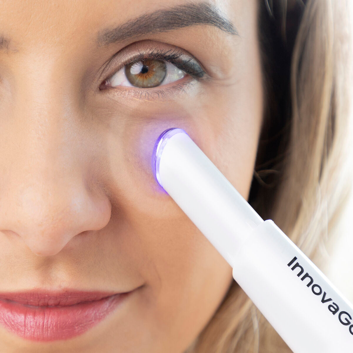 Massageador Elétrico de Olhos InnovaGoods com Luz LED, Calor e Vibração para Cuidado Diário-9