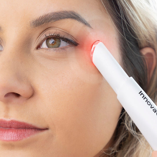 Massageador Elétrico de Olhos InnovaGoods com Luz LED, Calor e Vibração para Cuidado Diário-10