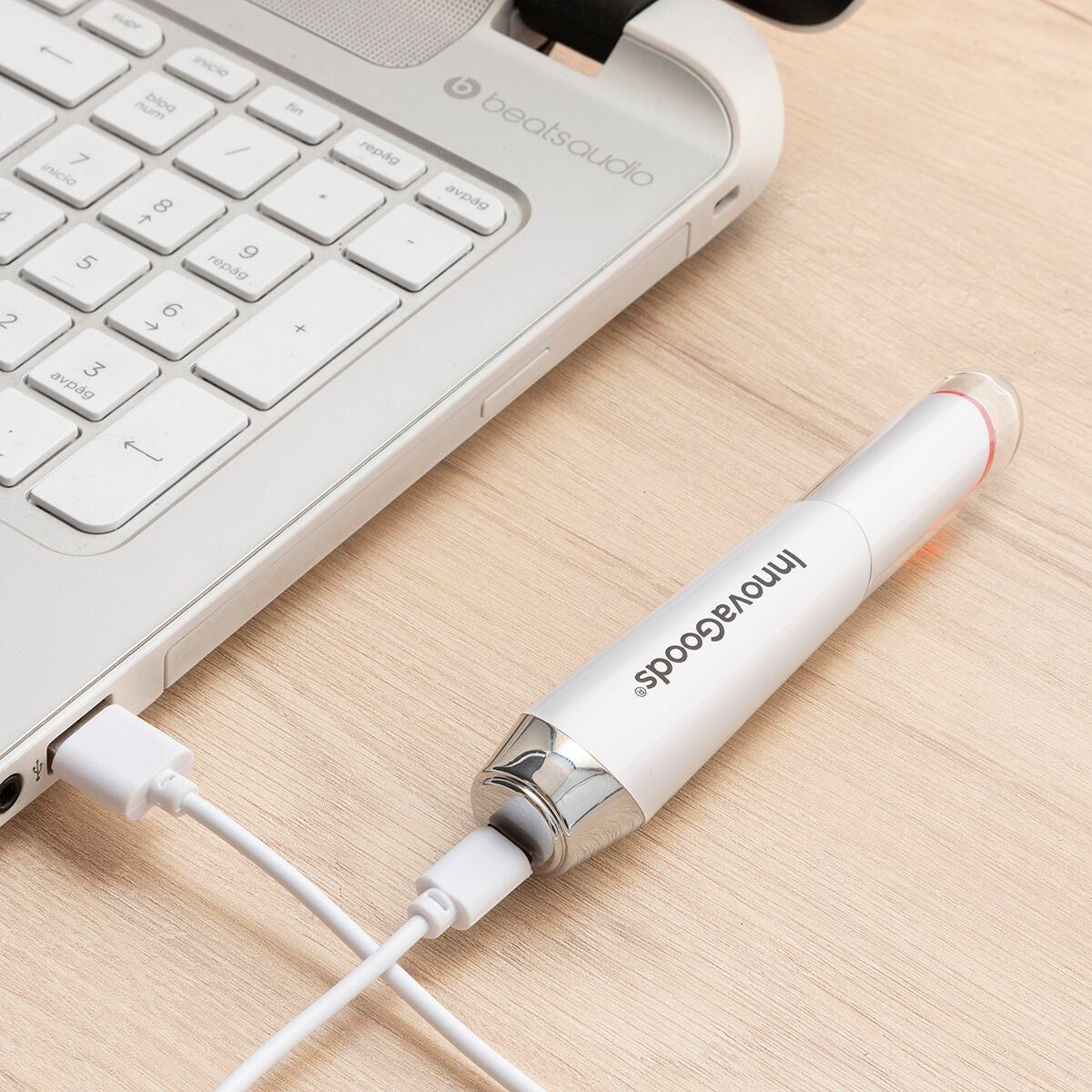 Massageador Elétrico de Olhos InnovaGoods com Luz LED, Calor e Vibração para Cuidado Diário-4