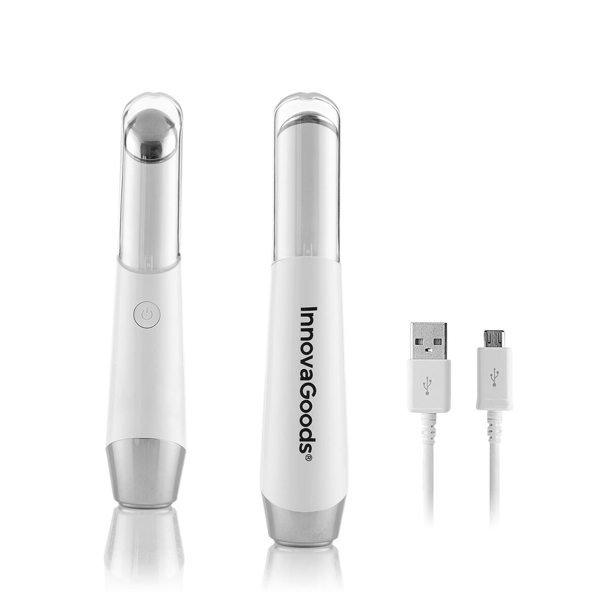 Massageador Elétrico de Olhos InnovaGoods com Luz LED, Calor e Vibração para Cuidado Diário-2