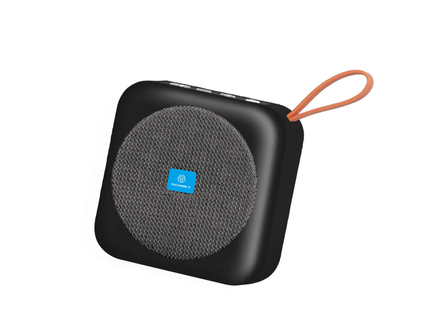 Techancy Altifalante Bluetooth Preto TH2622, Portátil E De Tamanho Compacto, Suporte Tf/Fm/Usb/Tws, Som Potente.-0